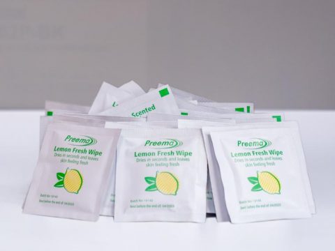 FINGER WIPES LEMON