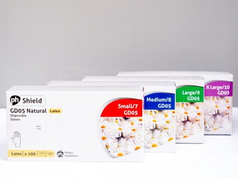 GLOVES WHITE LATEX POWDER FREE