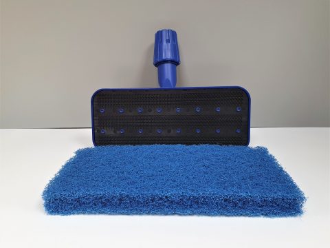 SCOURING PAD & HOLDER